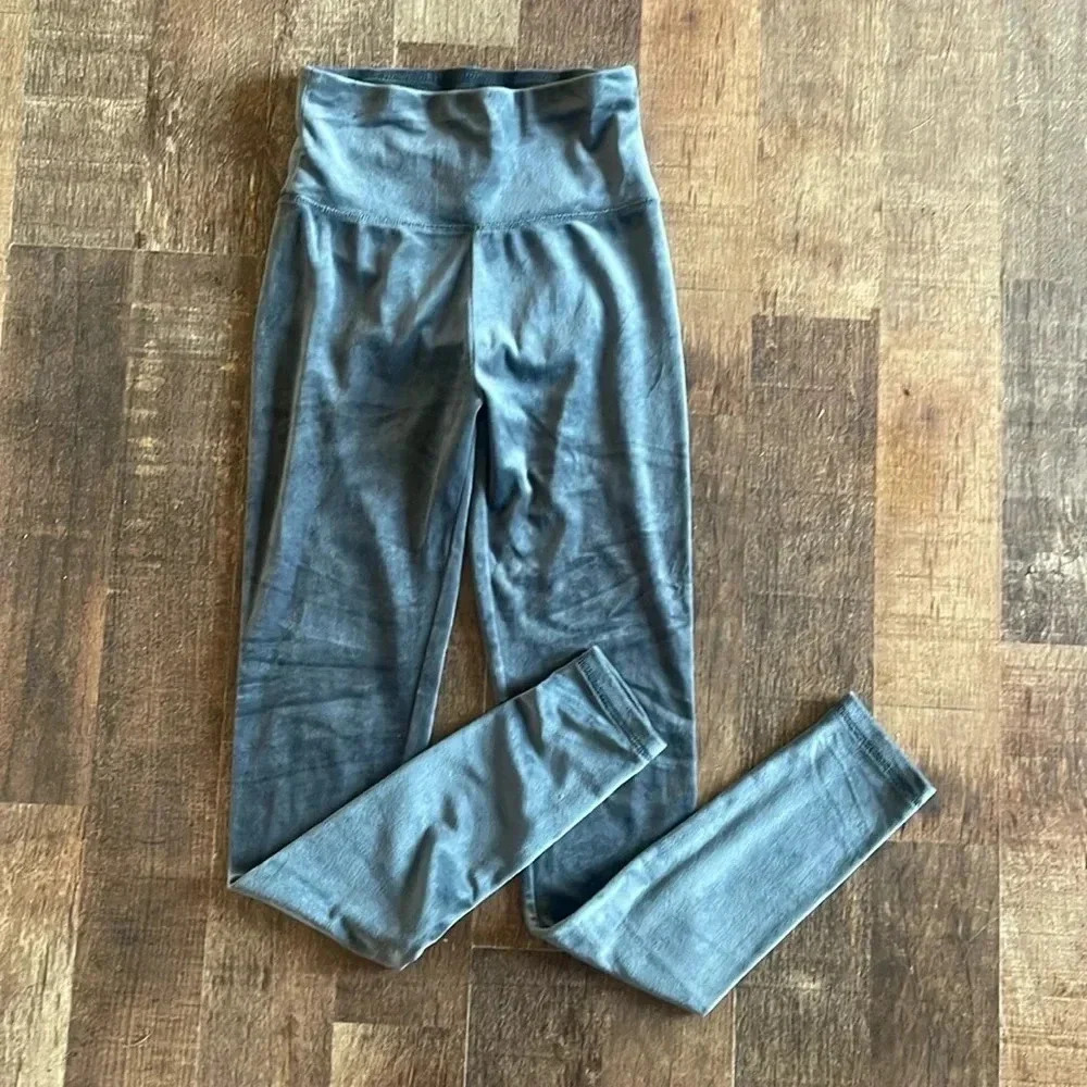 Aerie Offline high-rise gray fleece joggers
